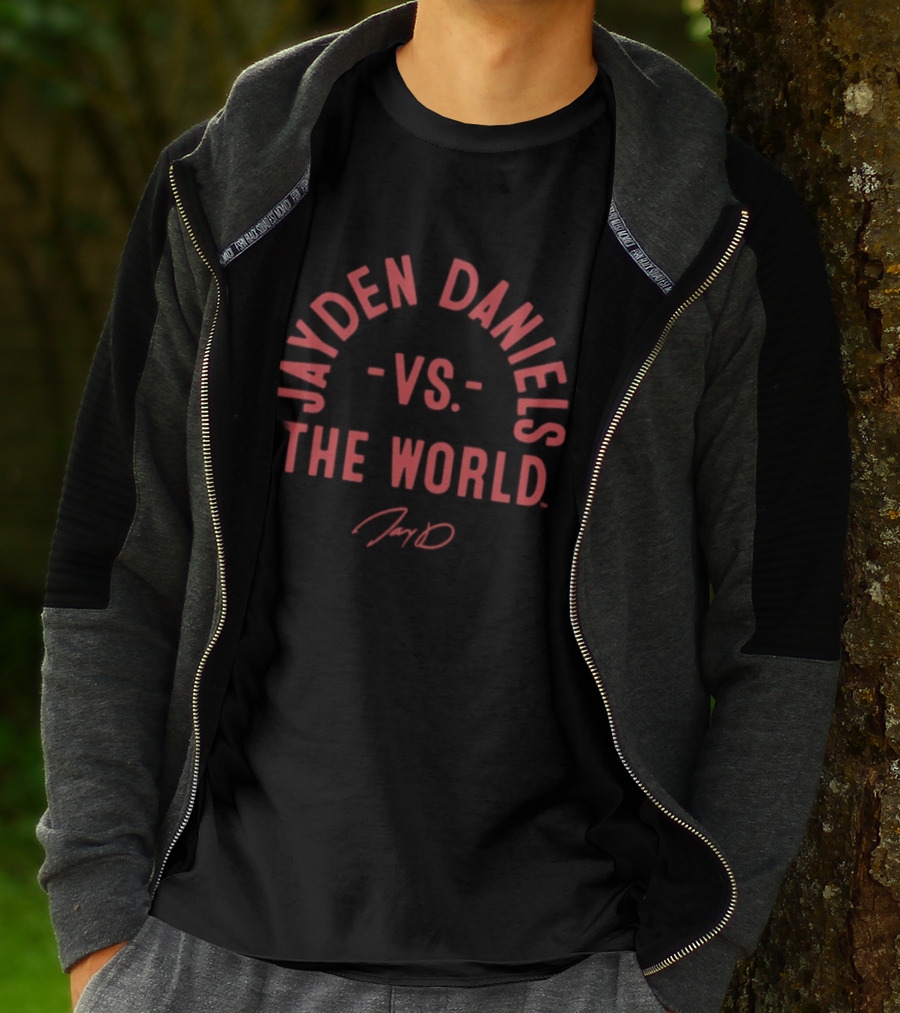 Jayden Daniels Vs. The World Washington Commanders 2026 T-Shirt