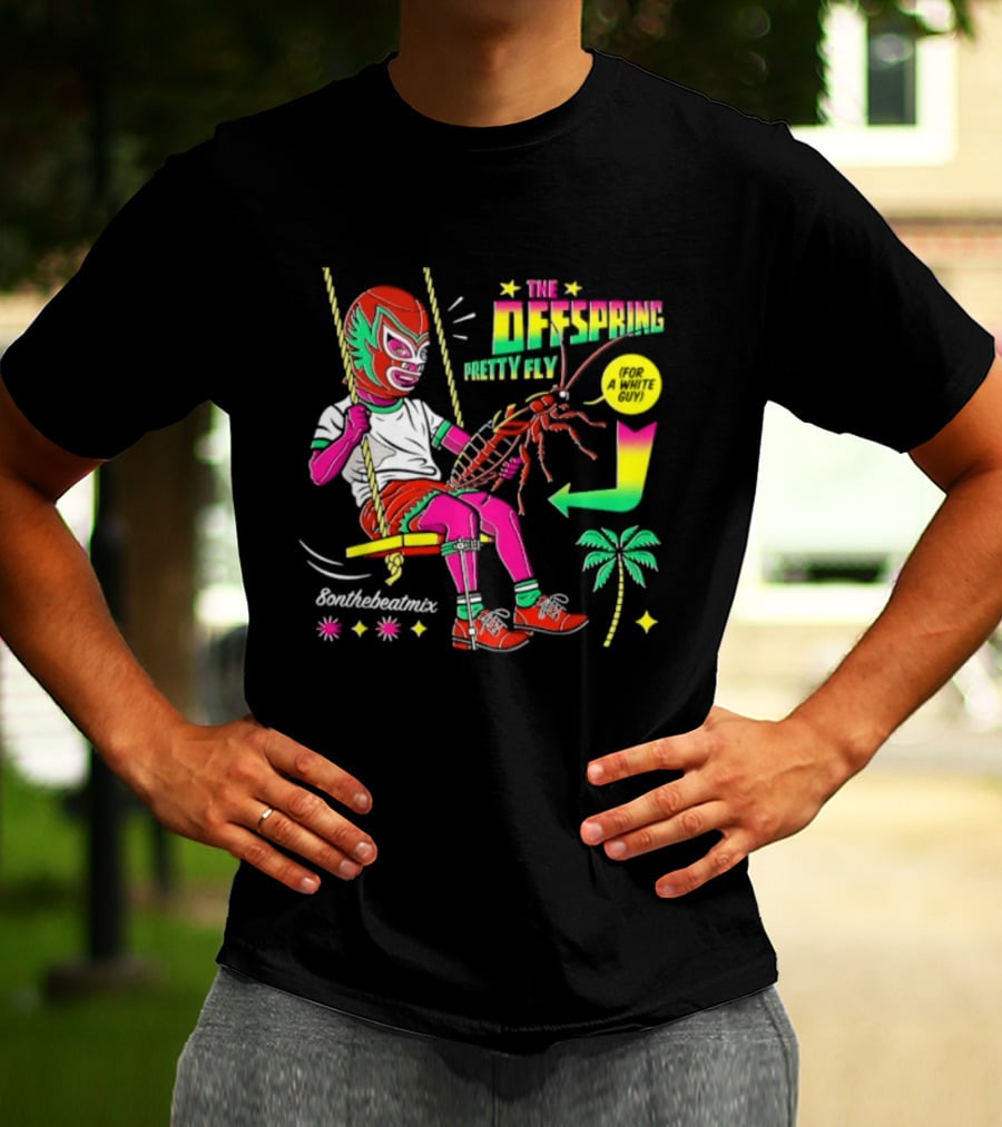The Offspring Pretty Fly For A White Guy ButchTheButcher Luchador Swinging Lobster Tropical T-Shirt
