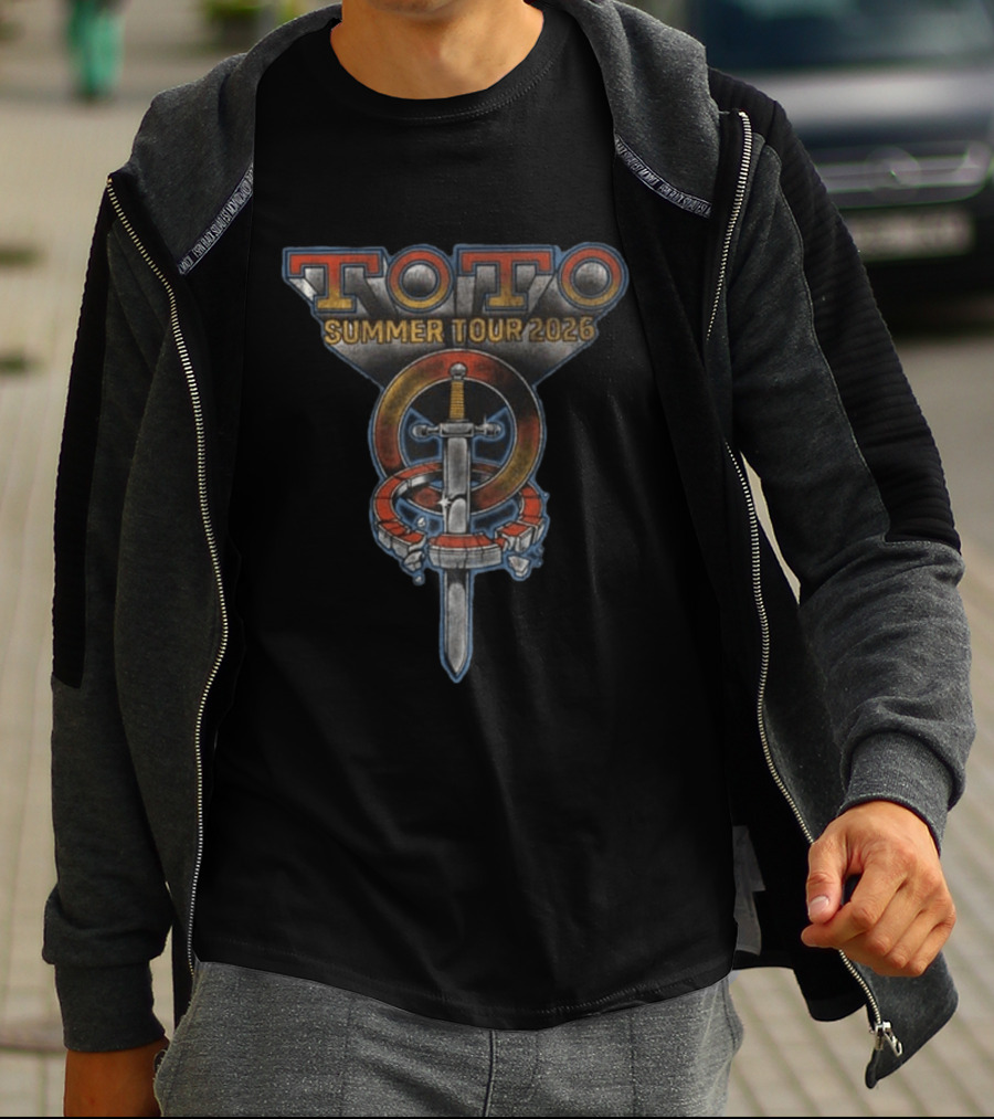 Toto Summer Tour 2026 Sword And Rings T-Shirt