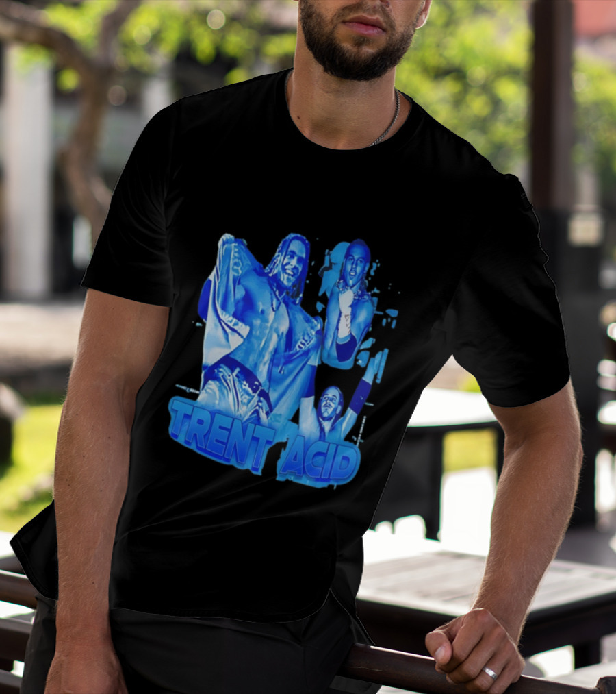 Trent Acid Wrestling Legend Blue Collage без буквы T-Shirt