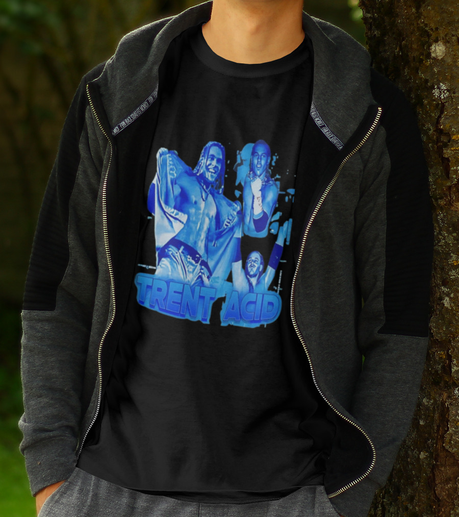 Trent Acid Wrestling Legend Blue Collage без буквы T-Shirt