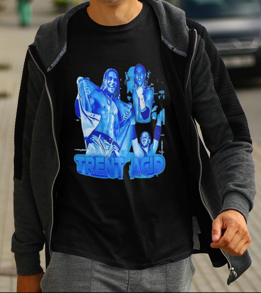 Trent Acid Wrestling Legend Blue Collage без буквы T-Shirt