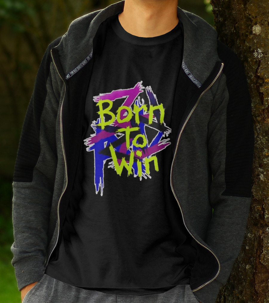 Born To Win Neon Graffiti Style Luke Littler T-Shirt