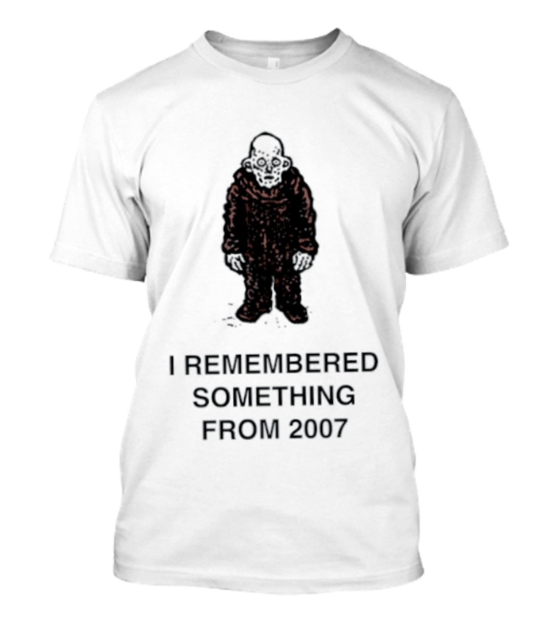I Remembered Something From 2007 Silhouette Nostalgia T-Shirt