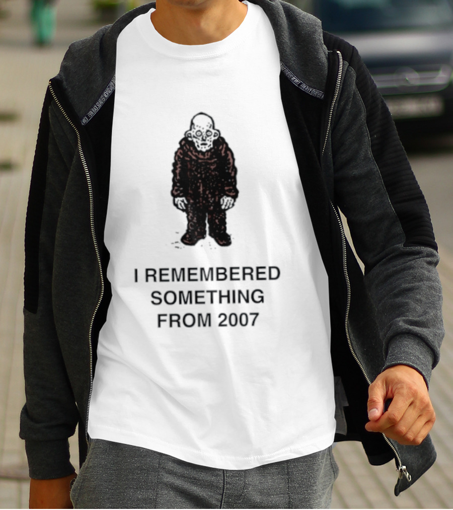 I Remembered Something From 2007 Silhouette Nostalgia T-Shirt