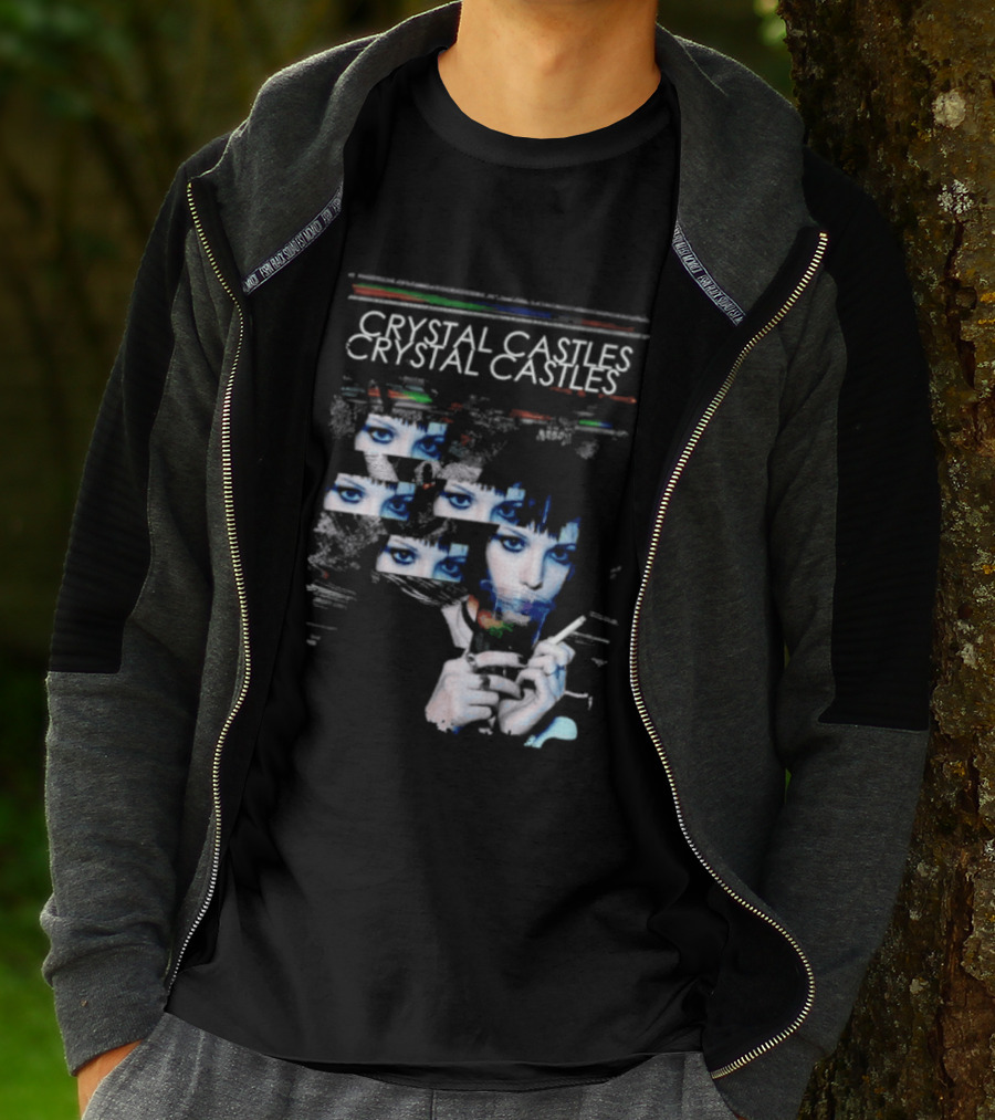 Crystal Castles Alice Glass Glitch T-Shirt