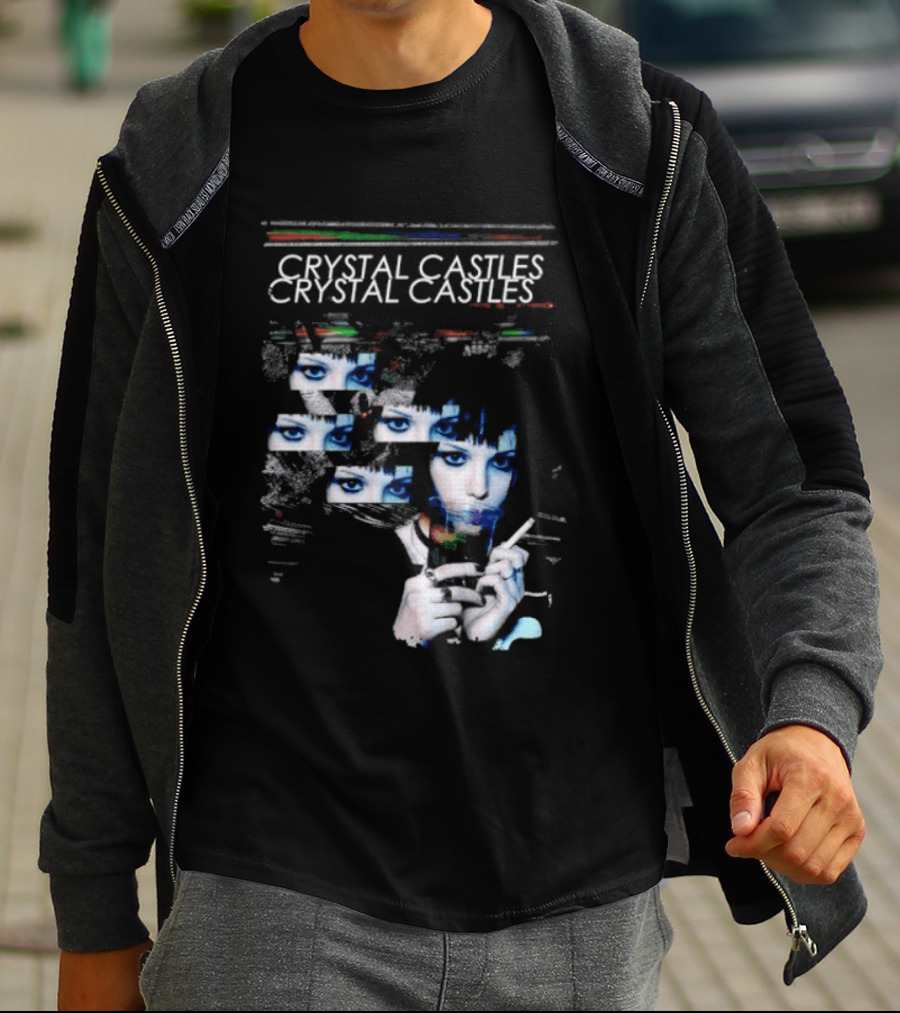 Crystal Castles Alice Glass Glitch T-Shirt