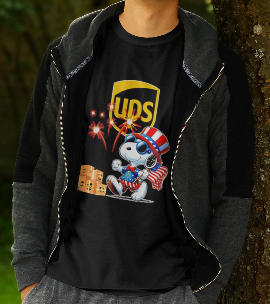 Snoopy UPS 250th Anniversary America 1776 2026 Celebration T-Shirt