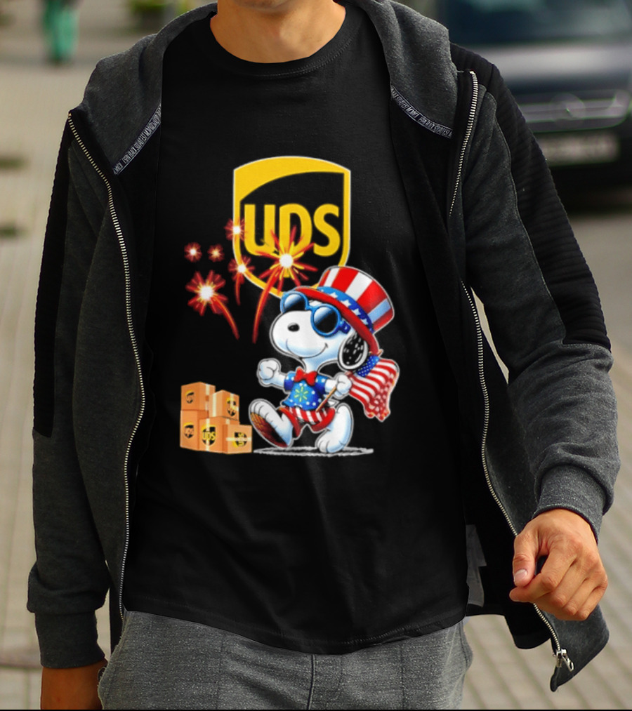 Snoopy UPS 250th Anniversary America 1776 2026 Celebration T-Shirt