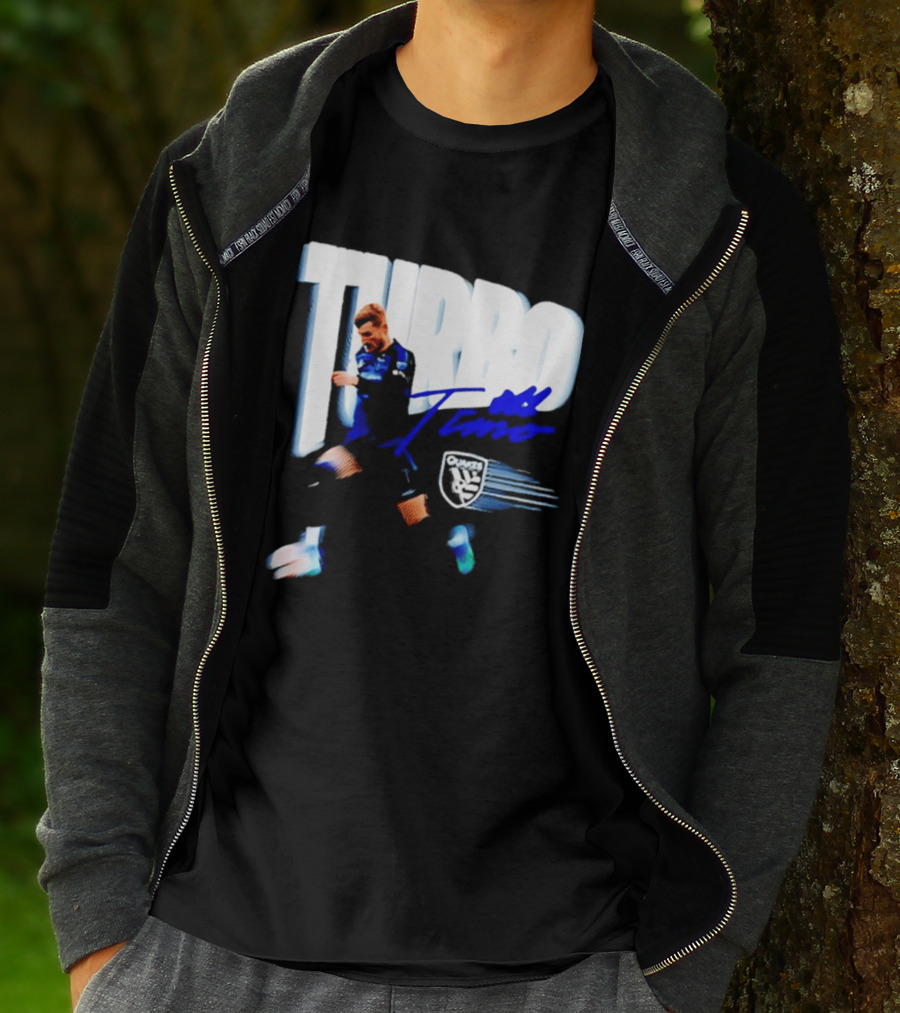 Turbo Timo San Jose Earthquakes Soccer Player Promotion T-Shirt