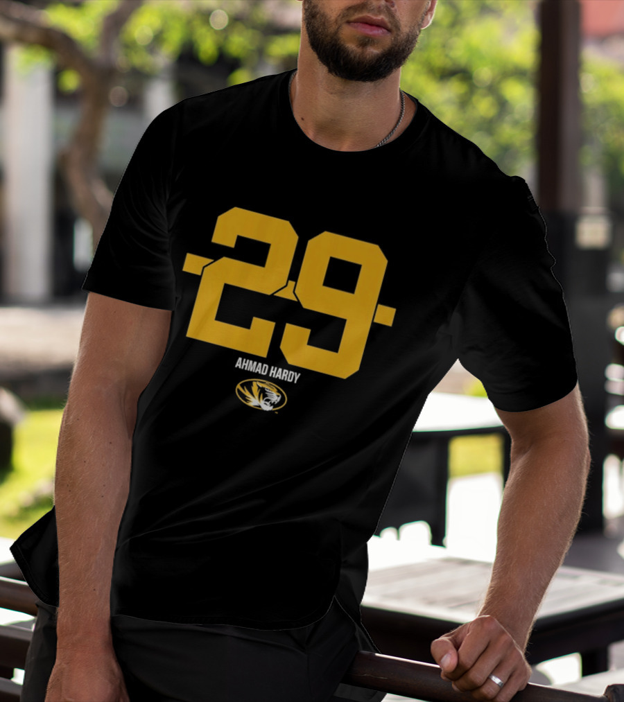 Ahmad Hardy 29 Missouri Tigers NCAA Football T-Shirt