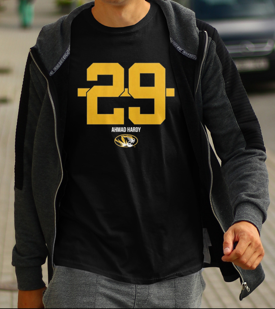 Ahmad Hardy 29 Missouri Tigers NCAA Football T-Shirt