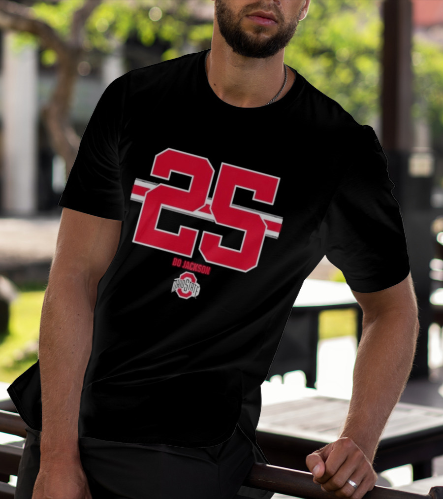 Ohio State Buckeyes Bo Jackson 25 Jersey T-Shirt