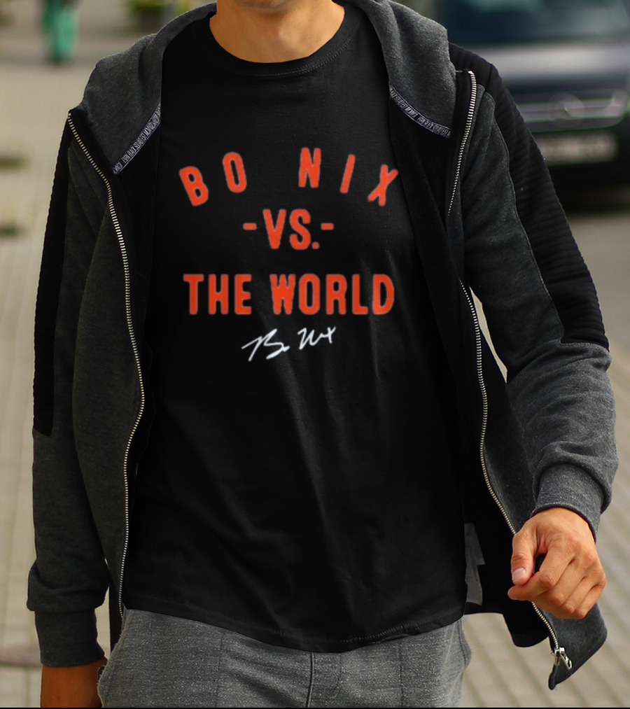 Bo Nix Vs The World NFLPA Competition Challenge T-Shirt