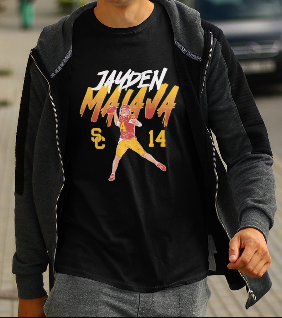 Jayden Maiava 14 USC Trojans Football SC 14 T-Shirt