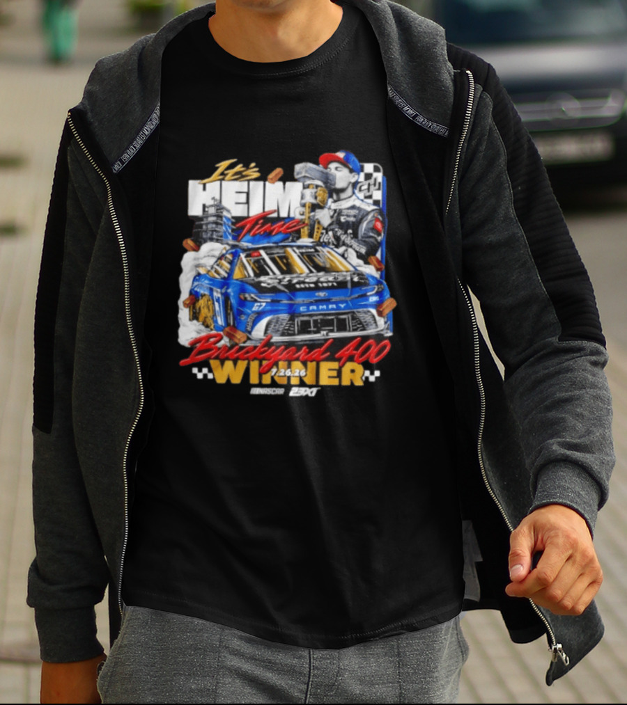 Heim Time Corey Heim 23XI Racing Brickyard 400 Winner 2026 T-Shirt