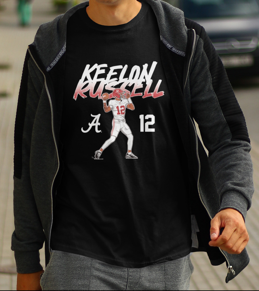 Keelon Russell 12 Alabama Crimson Tide NCAA Football Player T-Shirt