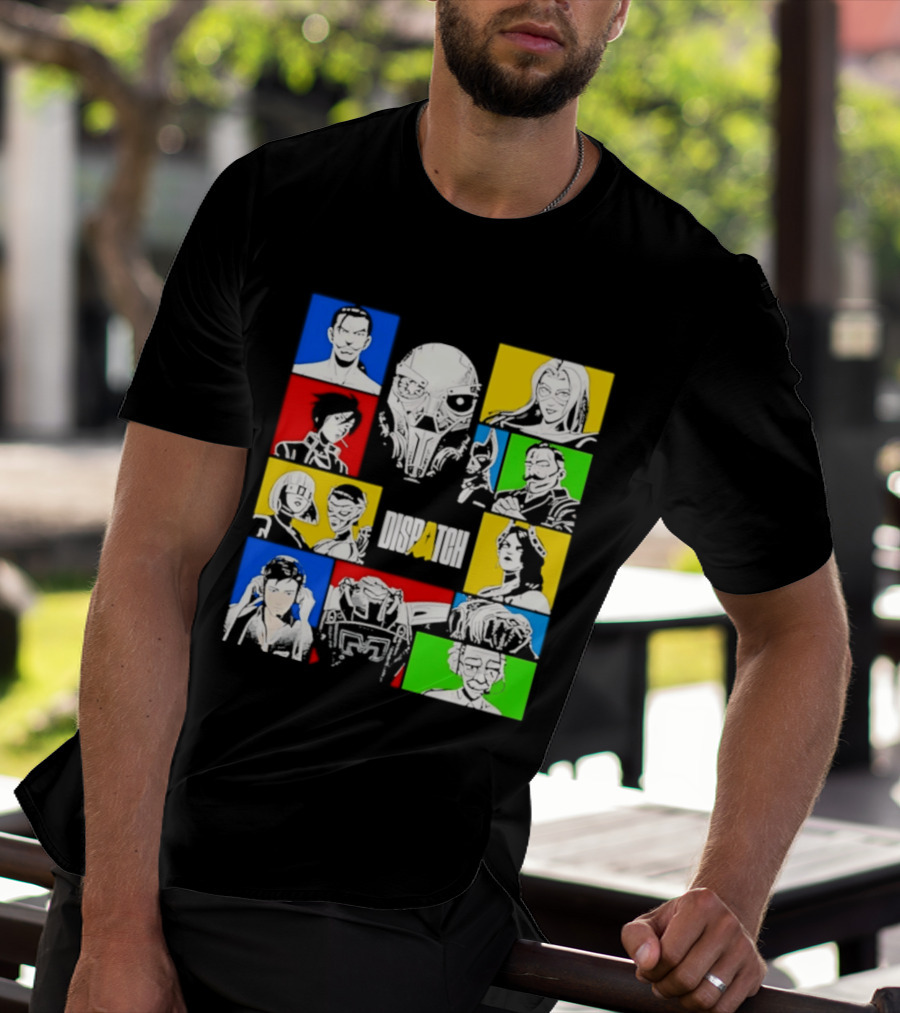Blizzard Entertainment Over Hero Ensemble Characters T-Shirt