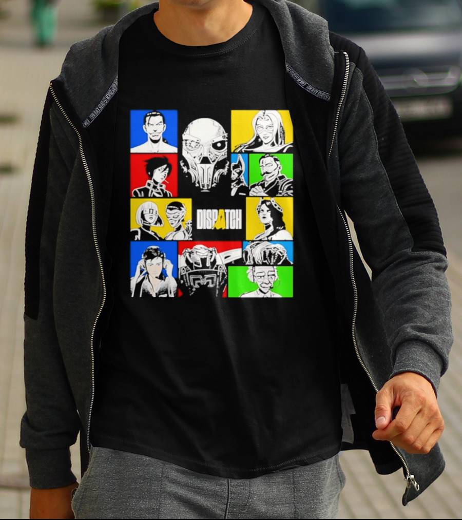 Blizzard Entertainment Over Hero Ensemble Characters T-Shirt
