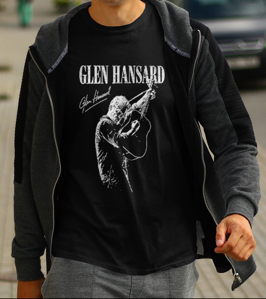 Glen Hansard Signature With Guitar Player T-Shirt
