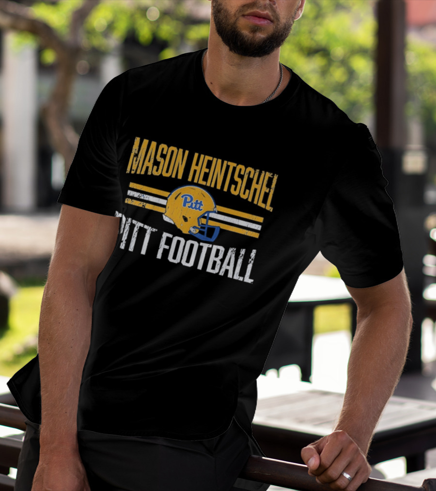 Mason Heintschel Pitt Football Panthers NCAA Helmet T-Shirt