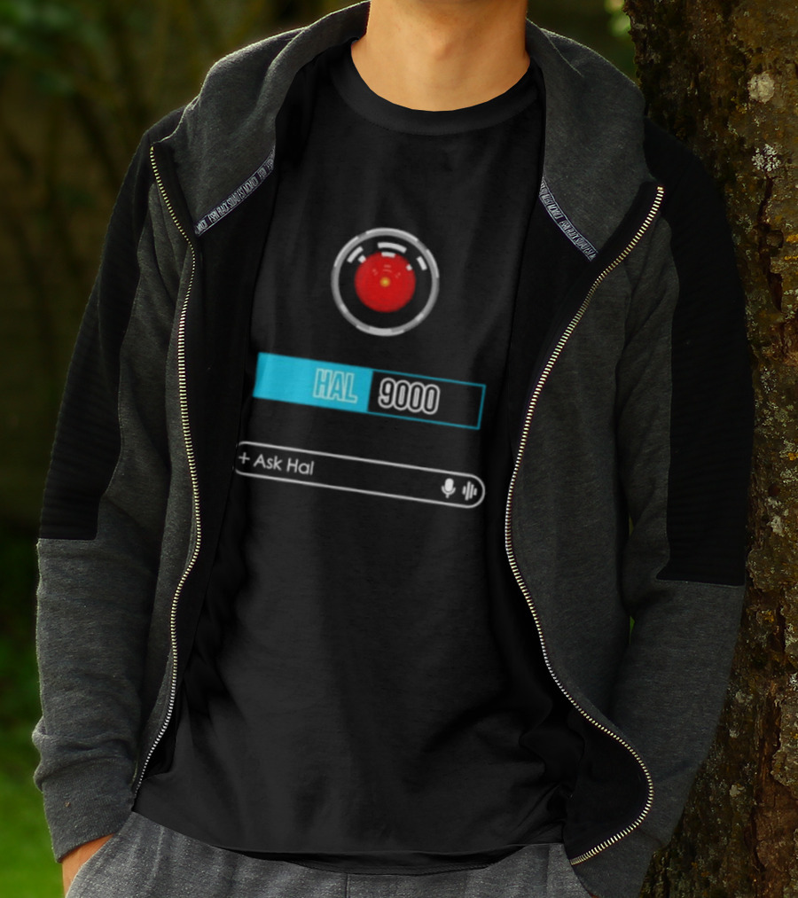 HAL 9000 Interface Ask Hal 2001 A Space Odyssey T-Shirt