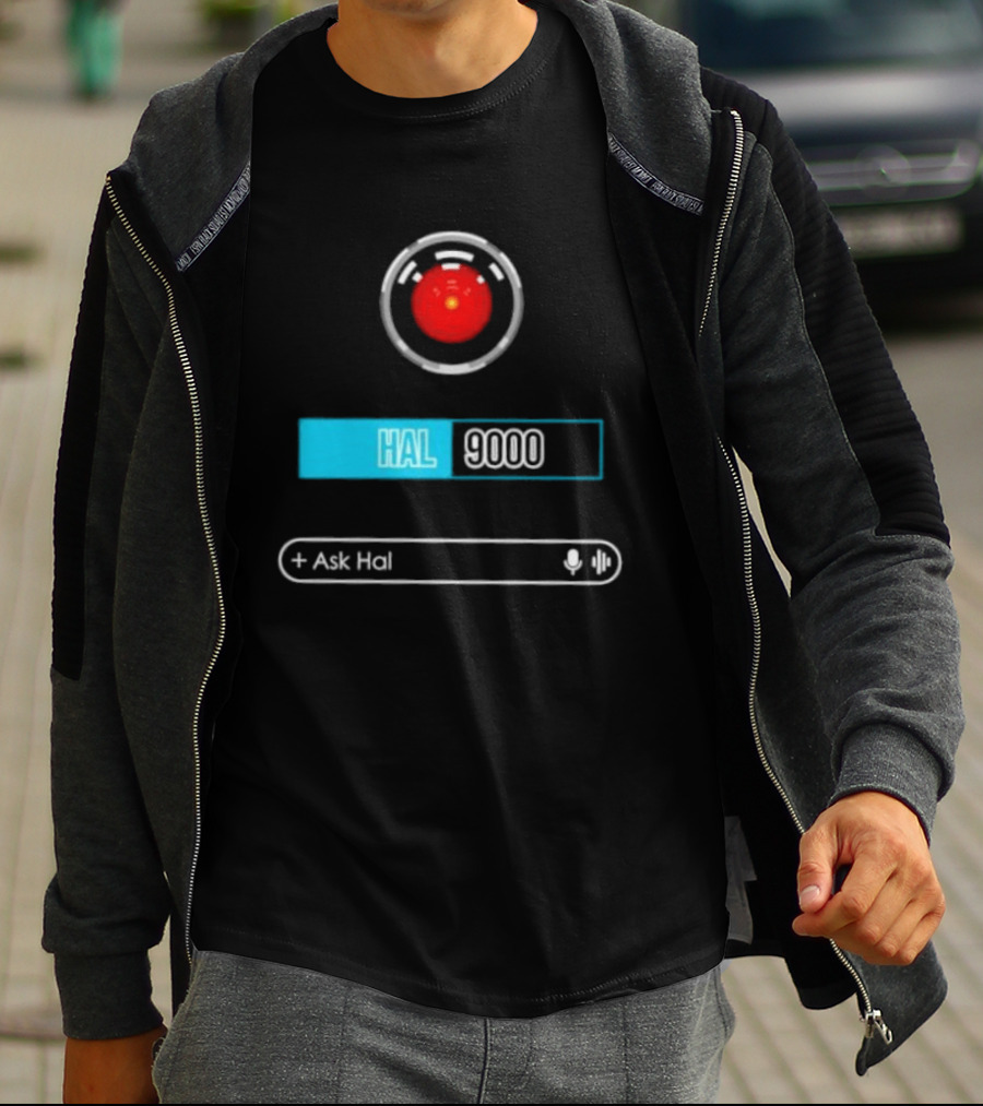 HAL 9000 Interface Ask Hal 2001 A Space Odyssey T-Shirt