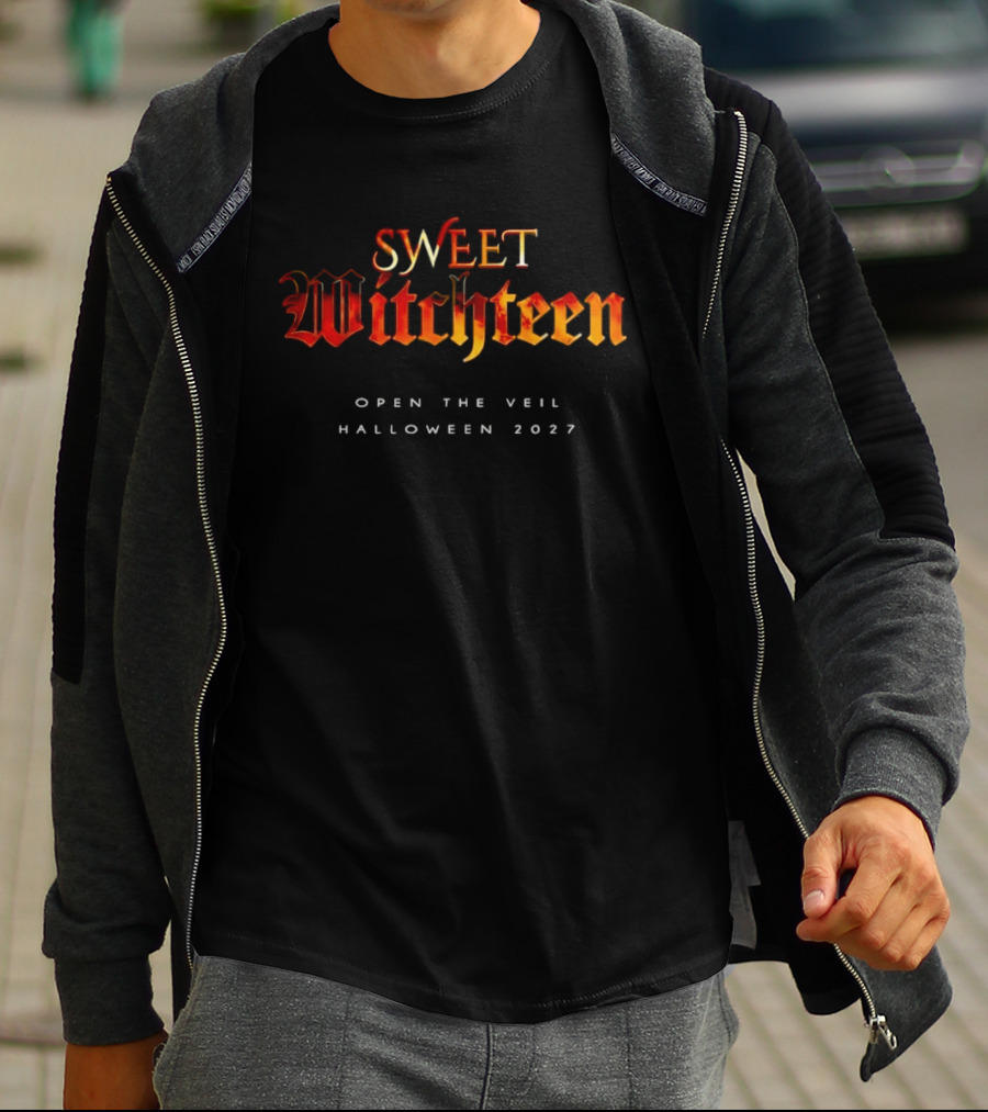Sweet Witchteen Open The Veil Halloween 2027 Celebration T-Shirt