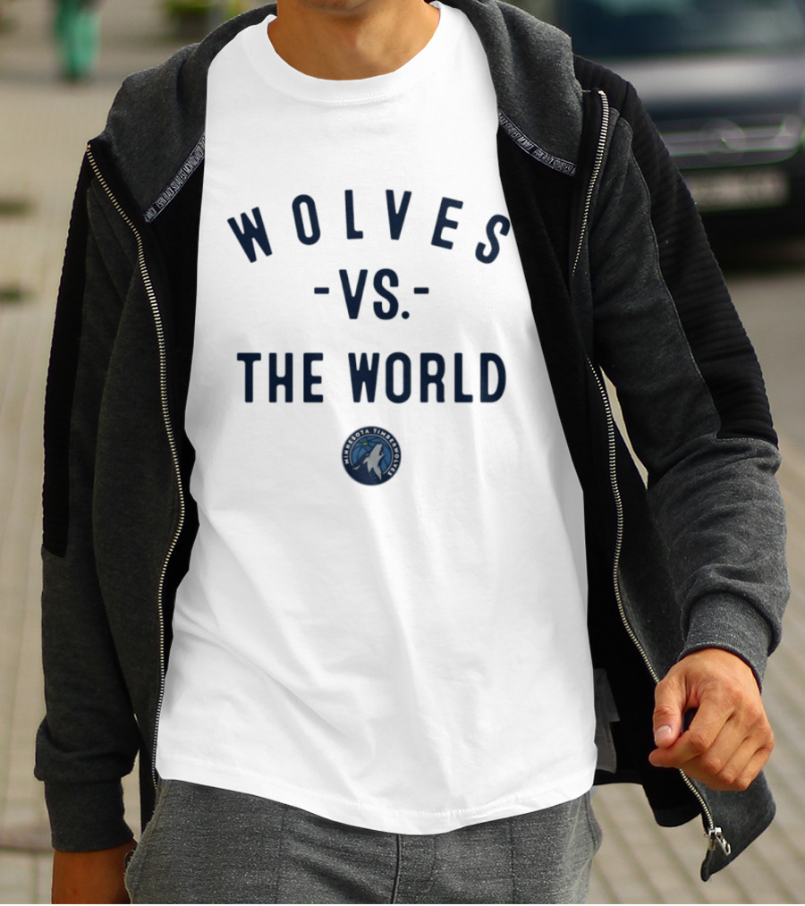 Wolves Vs The World Minnesota Timberwolves NBA 2026 T-Shirt