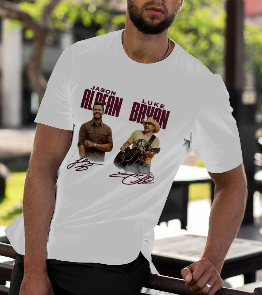 Montana Grizzlies Jason Aldean Luke Bryan Collaboration T-Shirt