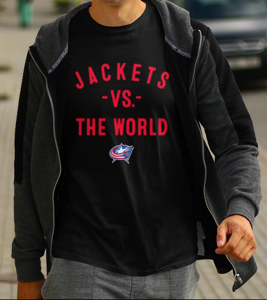 Jackets Vs The World Columbus Blue Jackets NHL 2026 T-Shirt