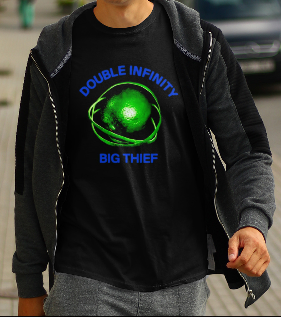 Double Infinity Big Thief Green Planet Sphere T-Shirt