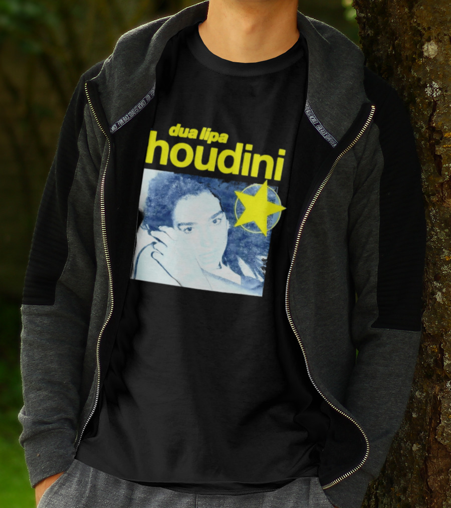 Dua Lipa Houdini Pop Music Radical Optimism Yellow Star T-Shirt