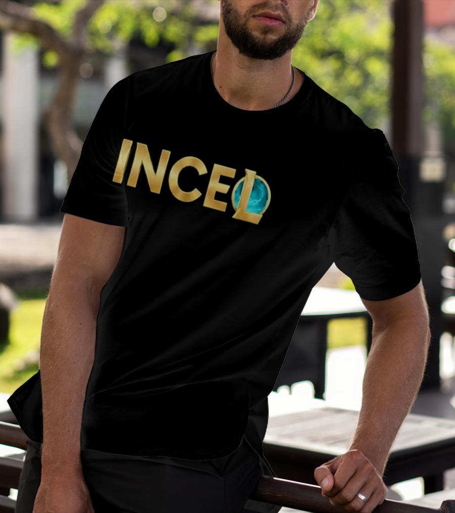 League Of Legends Incel Text With Blue Sphere Element T-Shirt