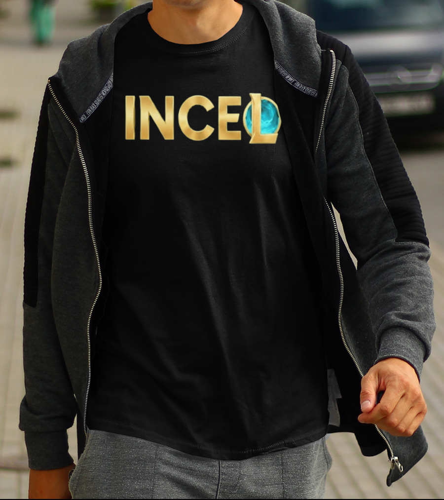 League Of Legends Incel Text With Blue Sphere Element T-Shirt