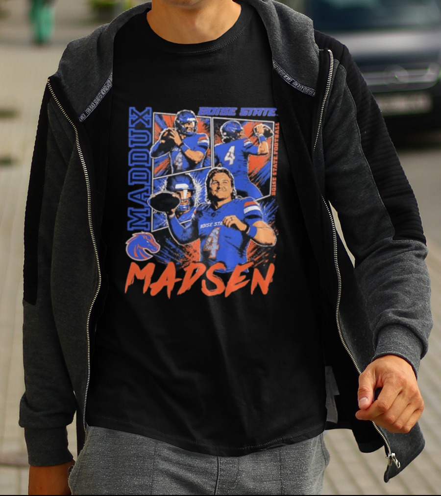 Maddux Madsen Boise State Broncos Football 2026 Big Ten Media Days T-Shirt