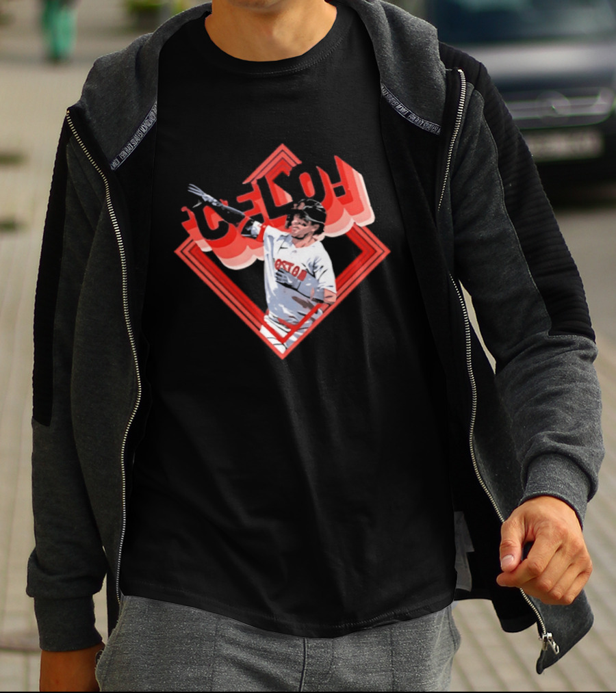 Boston Red Sox Marcelo Mayer Baseball Star Pose T-Shirt