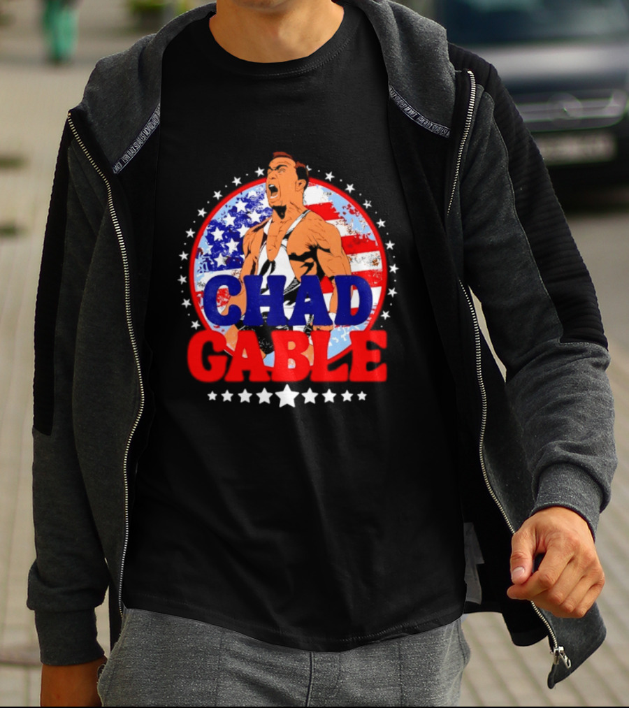 Chad Gable WWE Wrestling American Flag T-Shirt