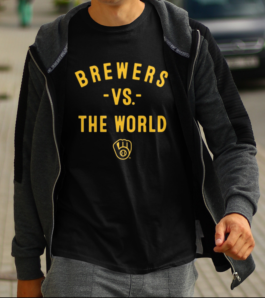 Brewers Vs The World 2026 MLB Season Milwaukee Baseball T-Shirt