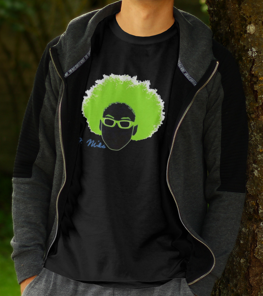 Olivia Miles Minnesota Lynx 2026 WNBA Green Afro And Glasses T-Shirt