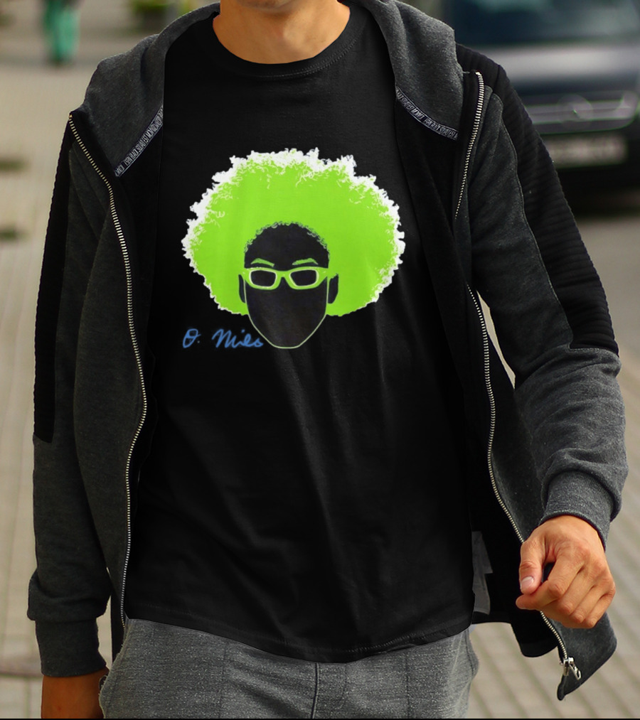 Olivia Miles Minnesota Lynx 2026 WNBA Green Afro And Glasses T-Shirt