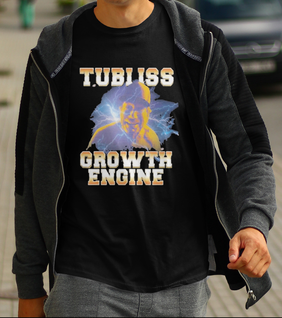 Tubi Iss Growth Engine Electric Blue Lightning T-Shirt