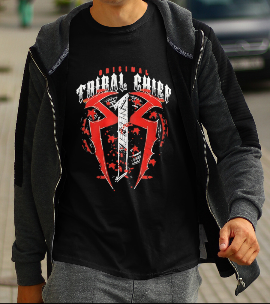 WWE Roman Reigns Original Tribal Chief Red T-Shirt