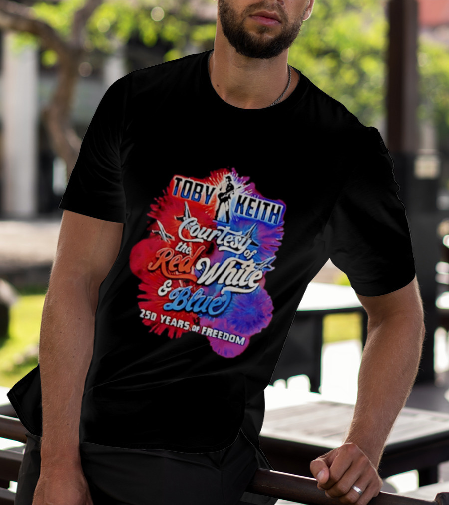 Toby Keith Courtesy Of The Red White And Blue 250 Years Of Freedom Jets T-Shirt