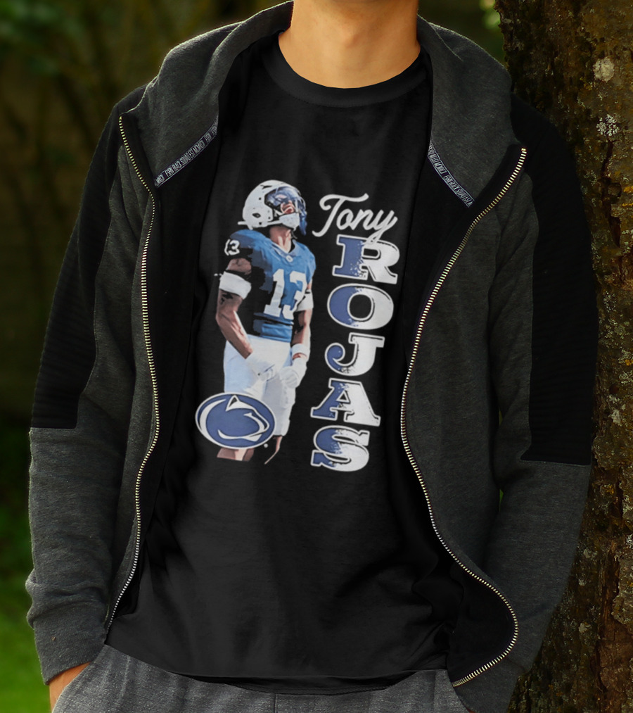 Tony Rojas Nittany Lions Football 13 2026 Big Ten Media Days T-Shirt