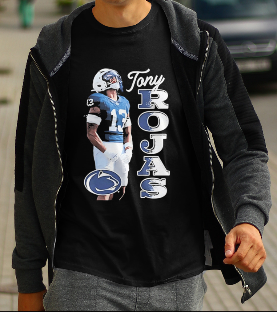 Tony Rojas Nittany Lions Football 13 2026 Big Ten Media Days T-Shirt