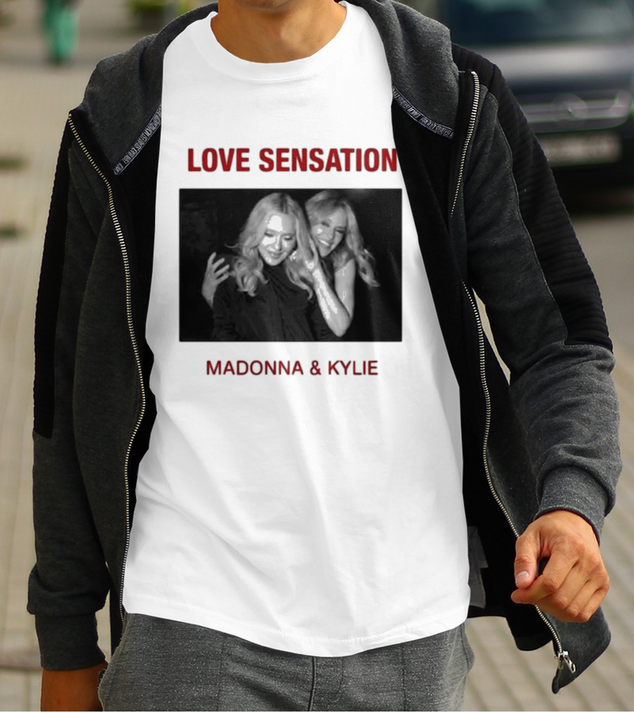Madonna Kylie Love Sensation 2026 Remix T-Shirt