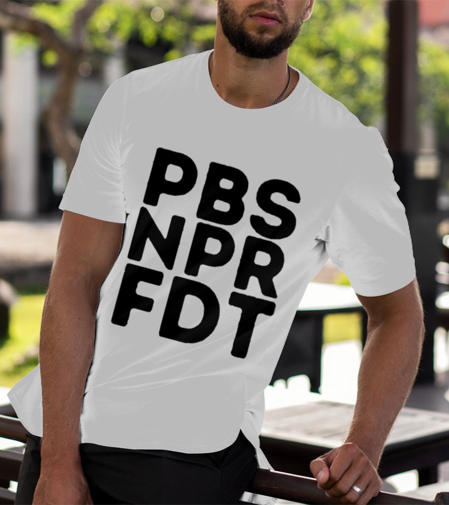 PBS NPR FDT Bold Alphabet Blocks T-Shirt