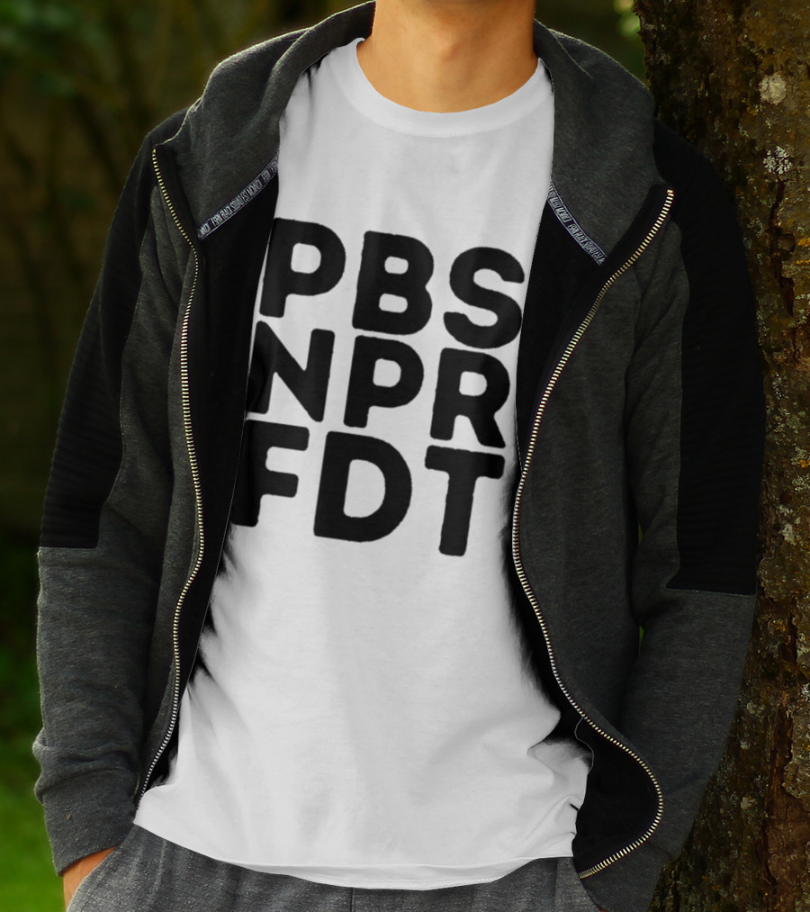 PBS NPR FDT Bold Alphabet Blocks T-Shirt