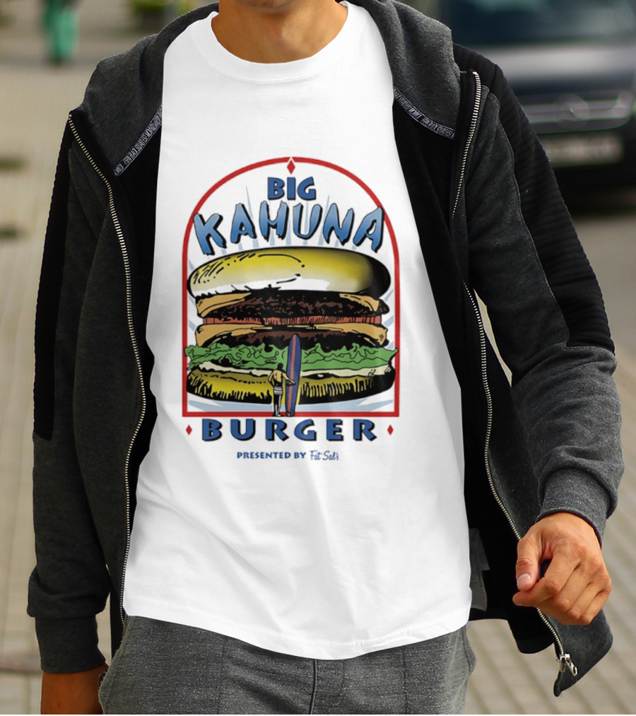 Big Kahuna Burger Fat Sal's Surfing Sandwich Arch T-Shirt